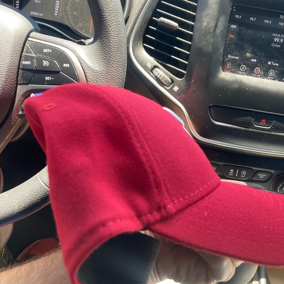 Philadelphia Phillies New Era 39thirty Red Medium-Large Fitted Hat - Picture 5 of 8